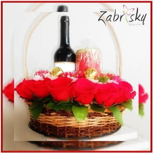Basket Xmas - Floristería Zabrisky