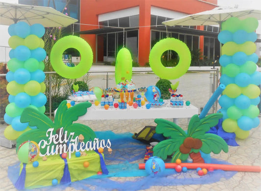 Decoración Pool Party!!! - Floristería Zabrisky