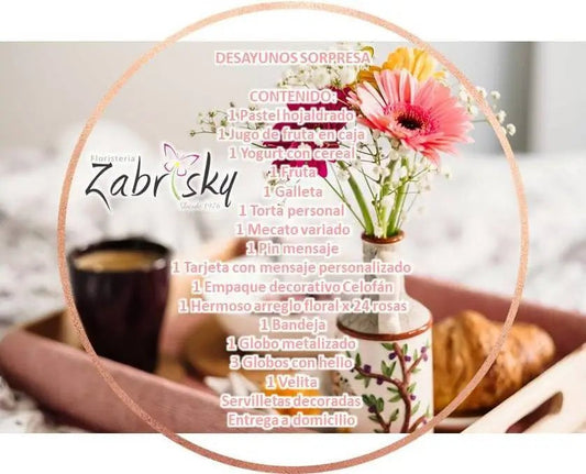 Desayunos Sorpresa Pereira - Floristería Zabrisky