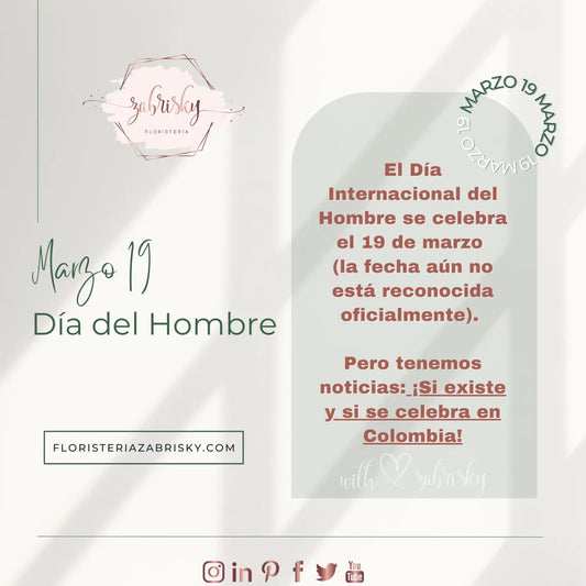 #diadelhombre #marzo19 #floresenpereira - Floristería Zabrisky