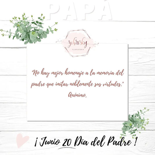 #fathersday is Sunday, June 20th, 2021 - Floristería Zabrisky