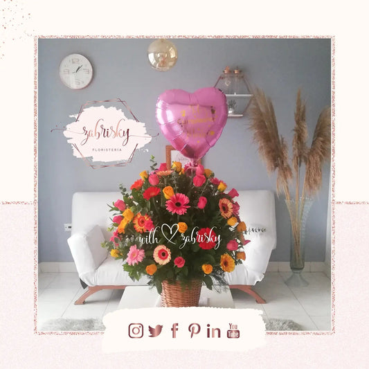 Hermosas #gerberas #cumpleaños #amor #floresenpereira #floristeriaenpereira - Floristería Zabrisky