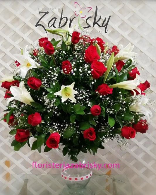 Jarrón Diamante - Floristería Zabrisky