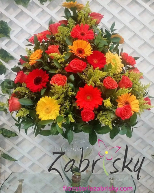 Jarrón Sara - Floristería Zabrisky