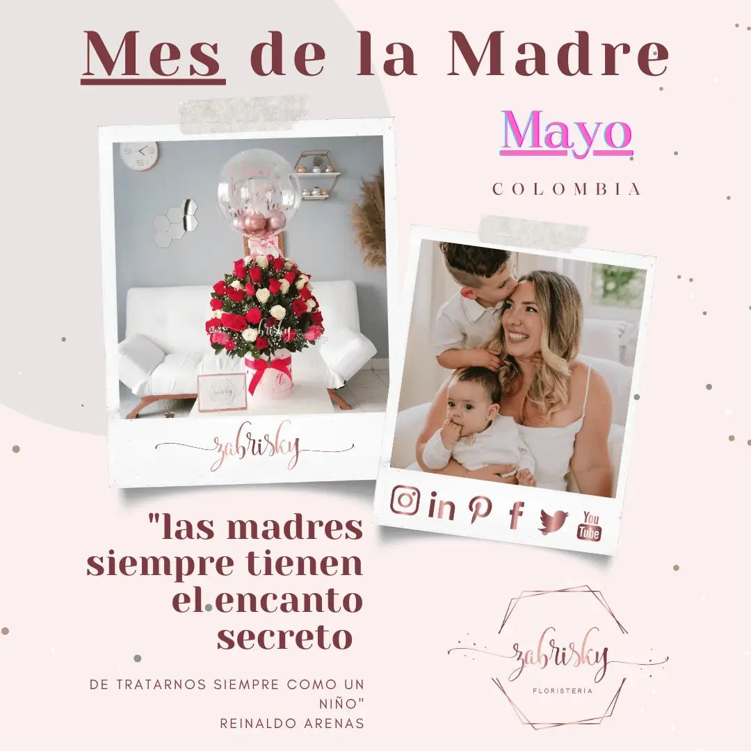 Las flores perfectas para regalar en el MES de la Madre 2021 las encuentras en Floristería Zabrisky 💐♥ Entrega de Flores el Mismo Día. ¡Ordena Hoy! - Floristería Zabrisky