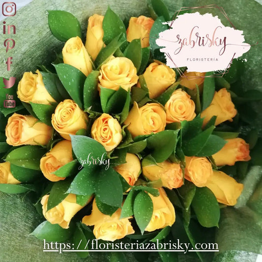 Rosas Amarillas - Floristerías en Pereira - Floristería Zabrisky