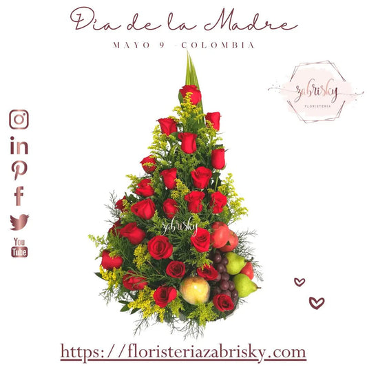 Rosas para el día de la Madre Pereira - Floristerías en Pereira - Floristería Zabrisky