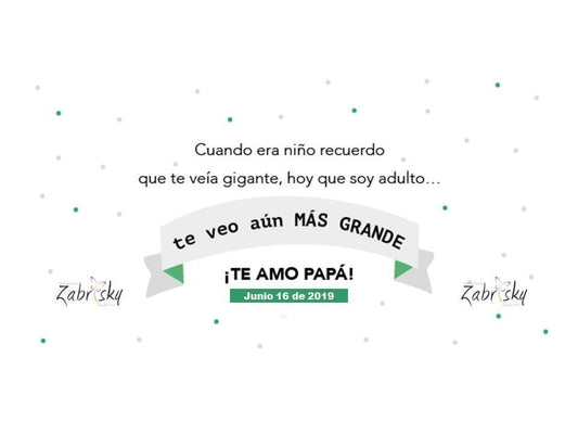 TE ♥ PAPÁ - Floristería Zabrisky
