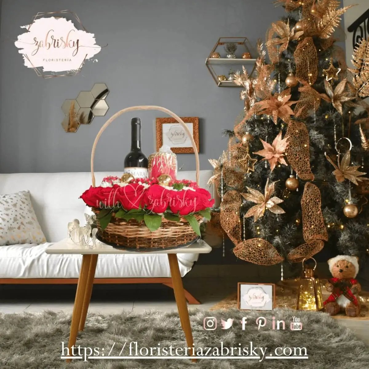 Ancheta Christmas - Ancheta Navideña - Floristería Zabrisky