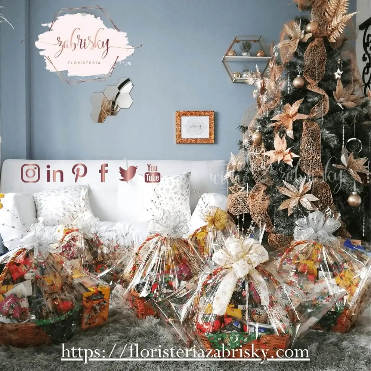 Ancheta Navideña Familiar - Navidad Pereira - Floristería Zabrisky