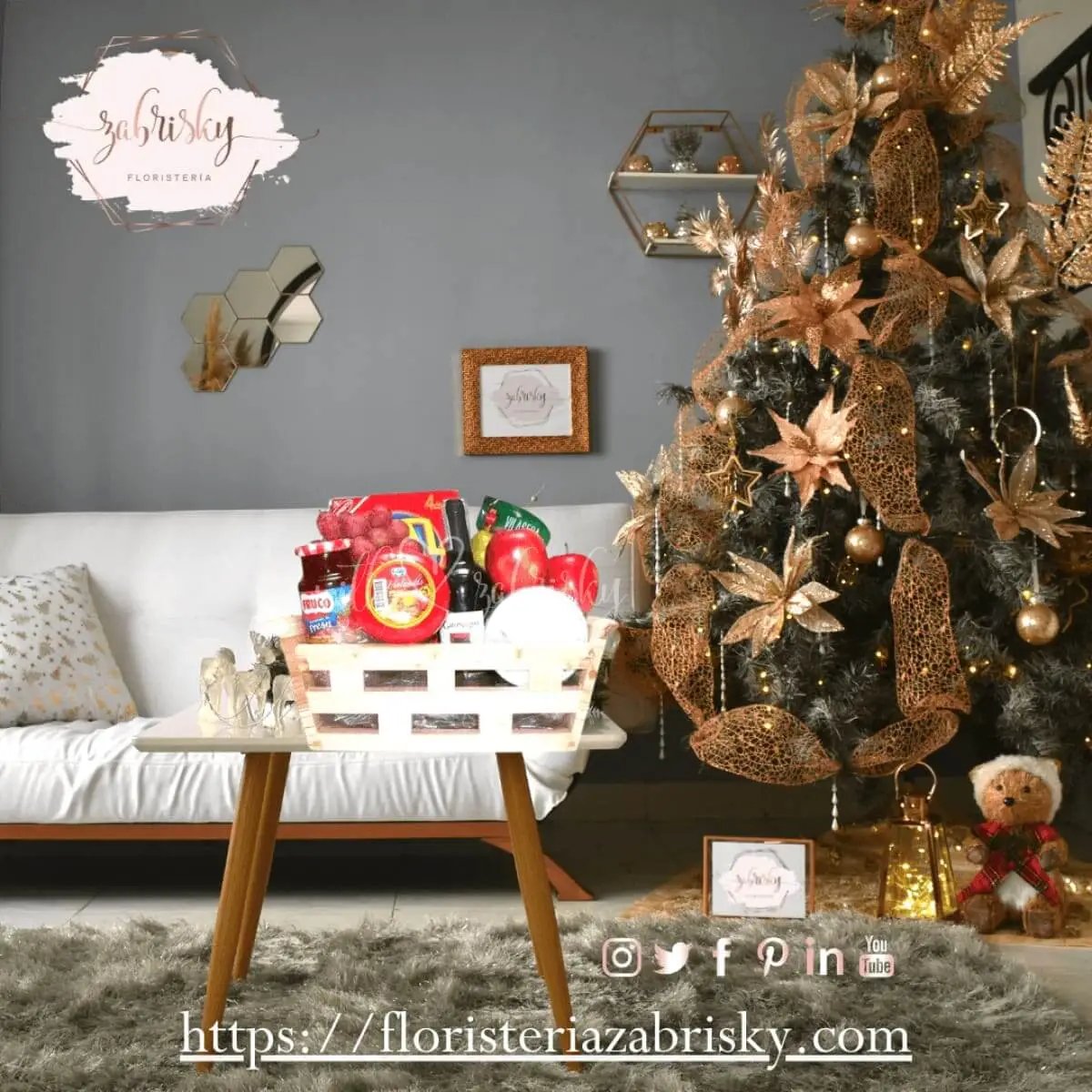 Ancheta Navideña No. 2 - Floristería Zabrisky