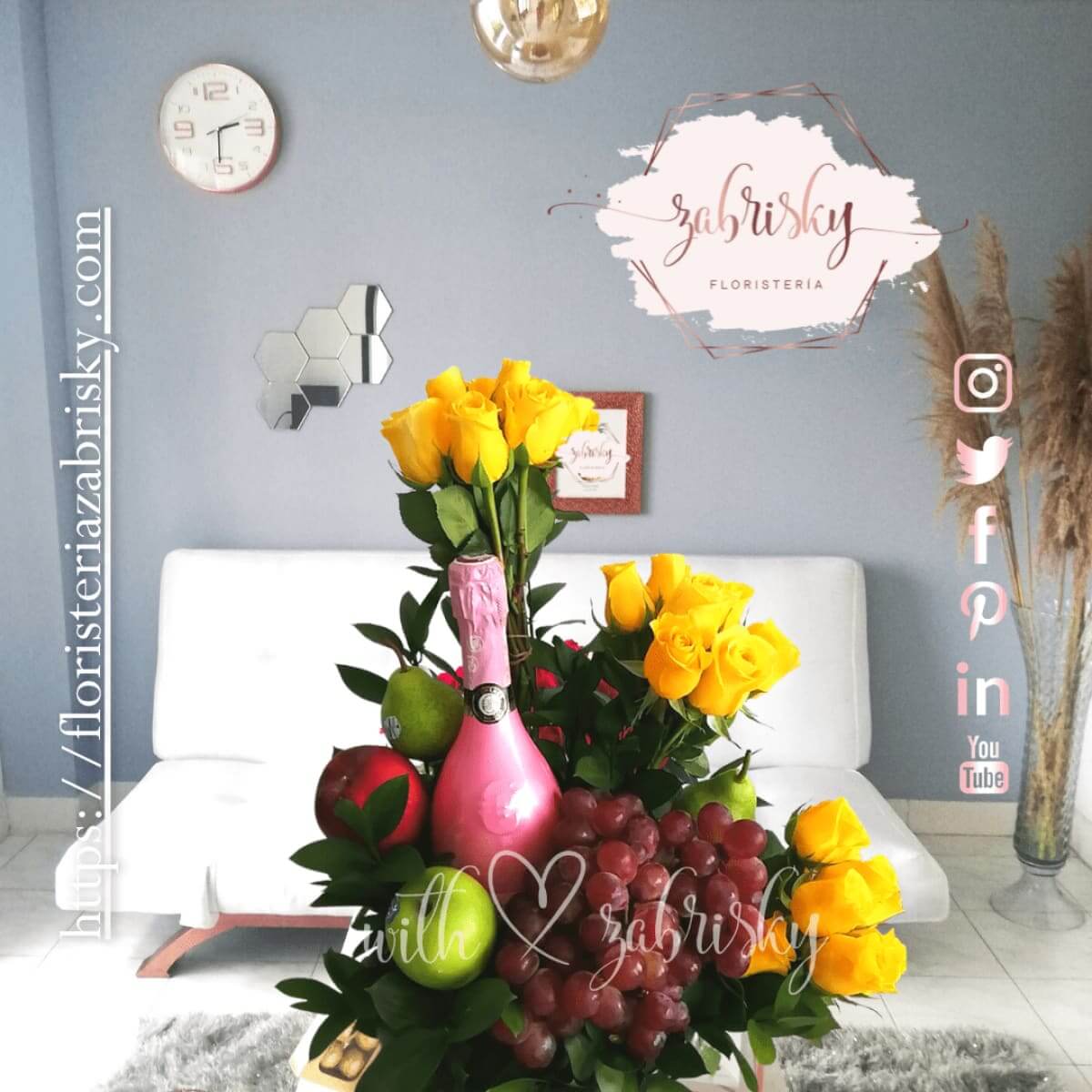 Artist - Rosas y frutas - Floristería Zabrisky