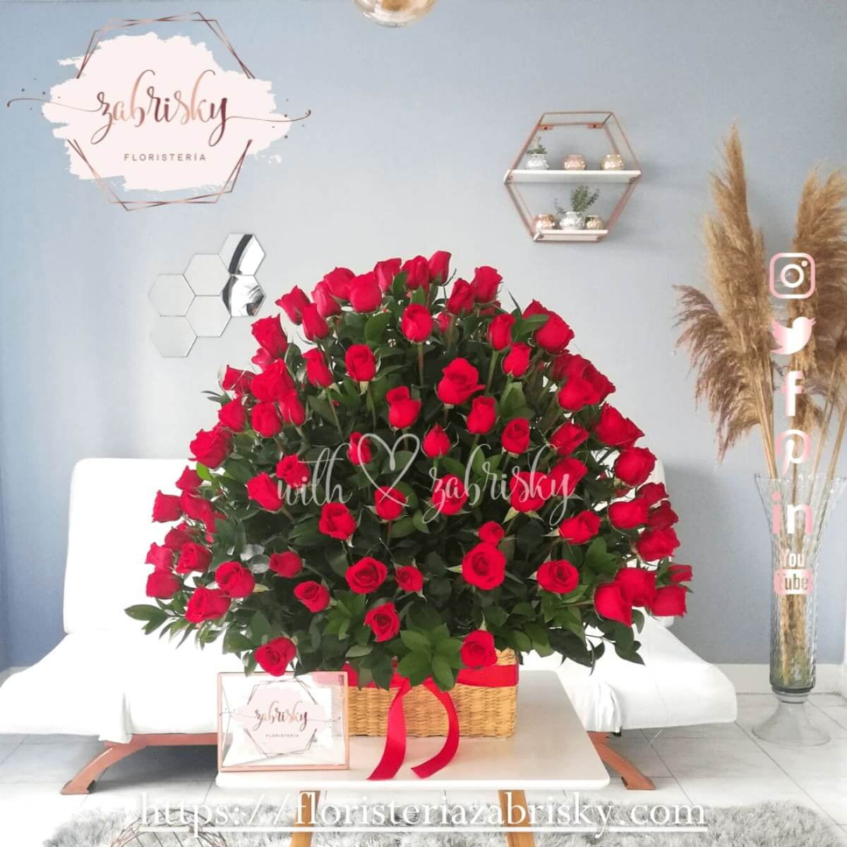 Big Love Supreme - 200 Rosas Rojas - Floristería Zabrisky
