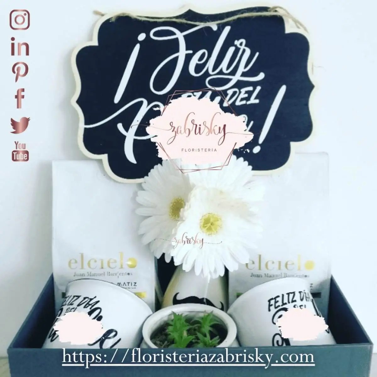 Café y flores - Regalos para hombres - Floristería Zabrisky