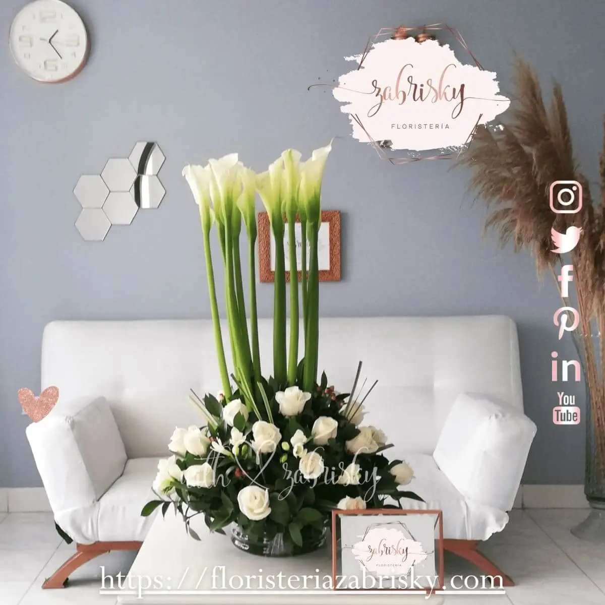 Clara - Flores blancas - Floristería Zabrisky