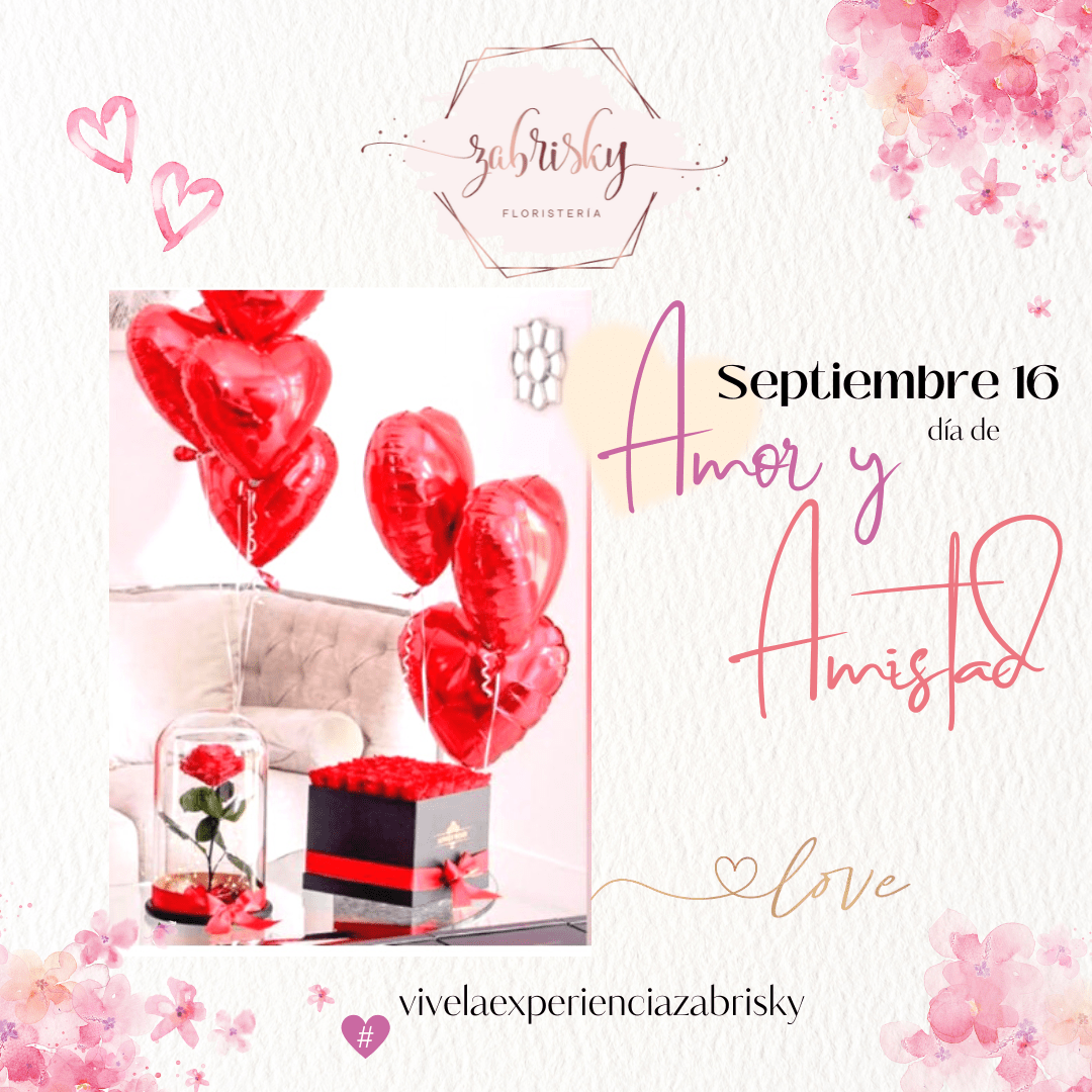 Gift Valentine's Day - Rosa Preservada y Rosas Naturales - Floristería Zabrisky