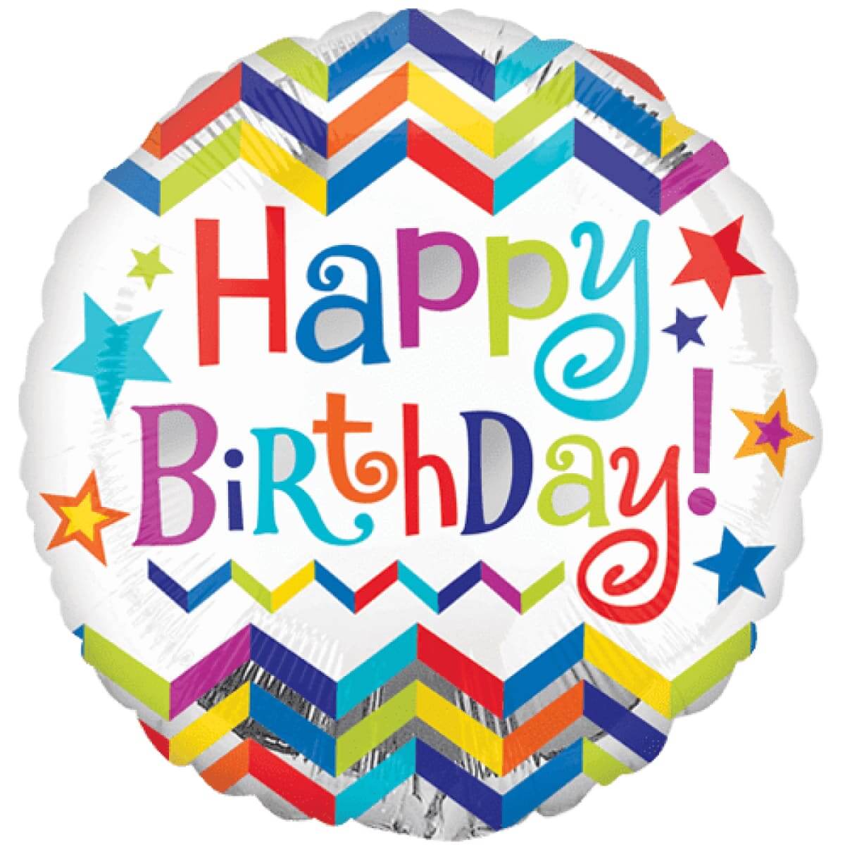 Globo Happy Birthday - Metalizados - Floristería Zabrisky