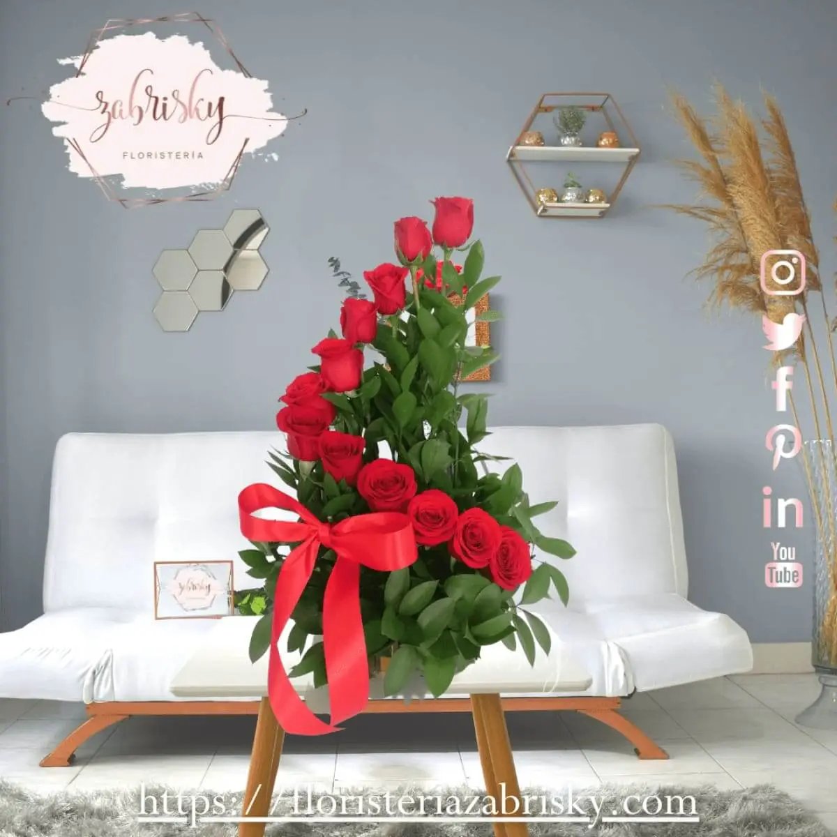 Love - Rosas Rojas - Floristería Zabrisky