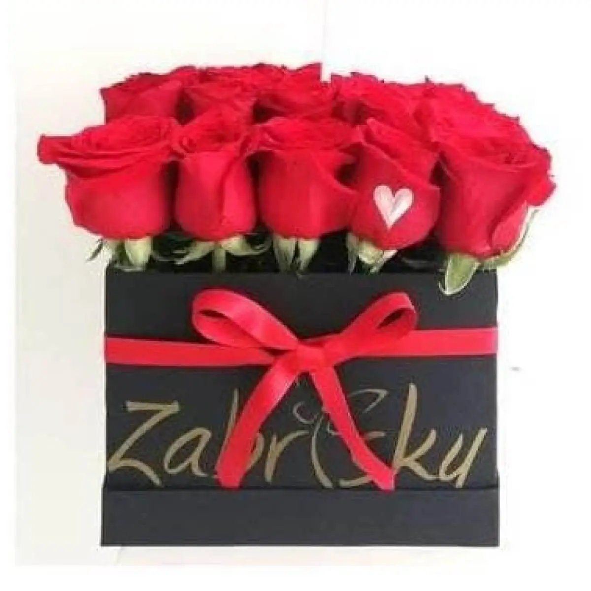 Matilde- Caja - Rosas Rojas - Floristería Zabrisky