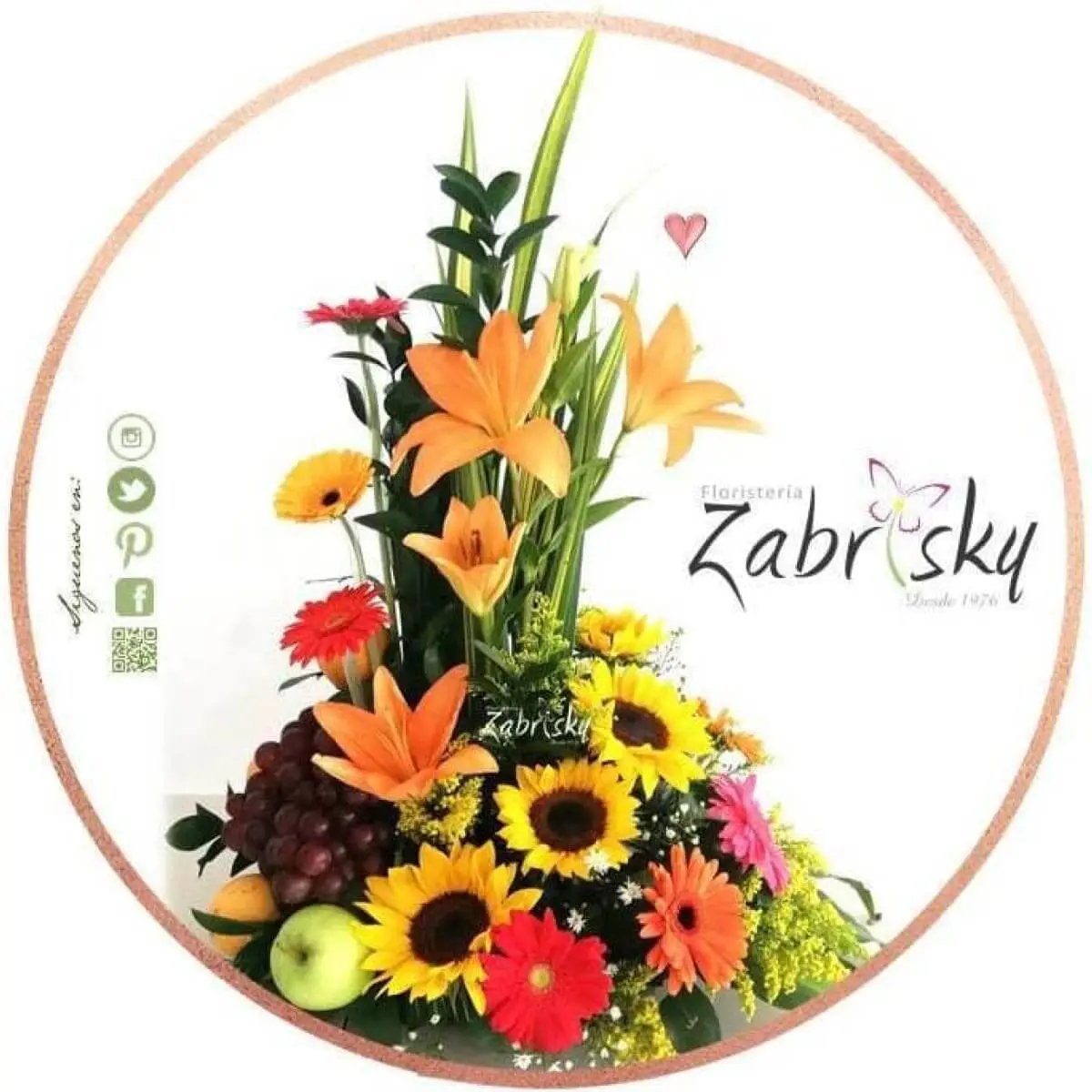 Tropical - Girasoles - Frutas - Floristería Zabrisky