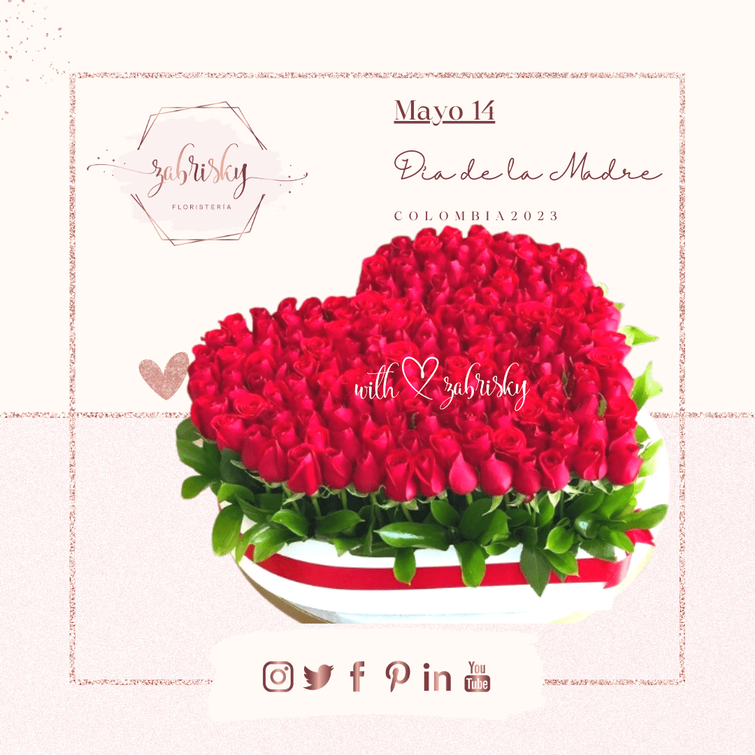 Valentino - Rosas Rojas - Floristería Zabrisky