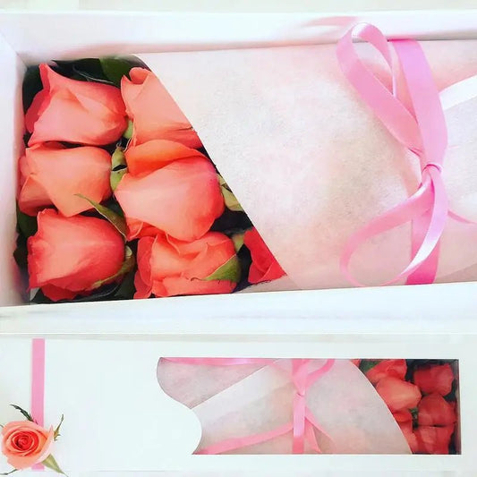 Beautiful roses in box - Floristería Zabrisky