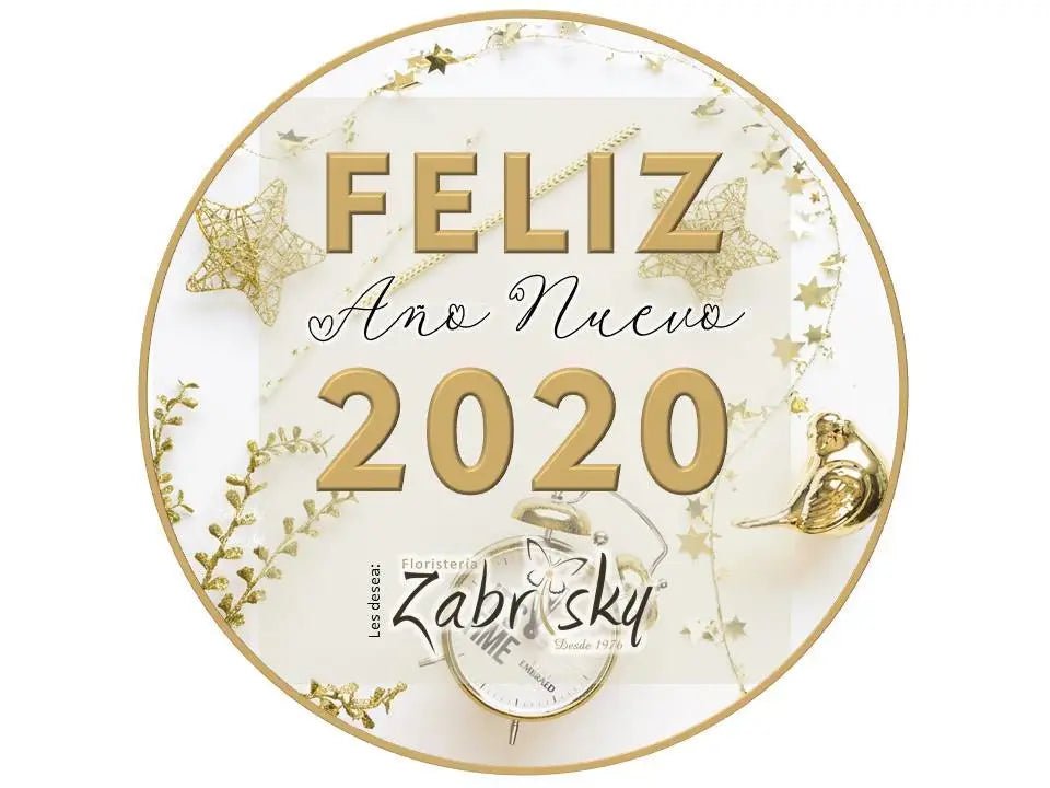 Feliz AÑO NUEVO 2020 - Floristería Zabrisky