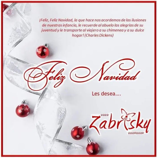 Feliz Navidad - Floristería Zabrisky