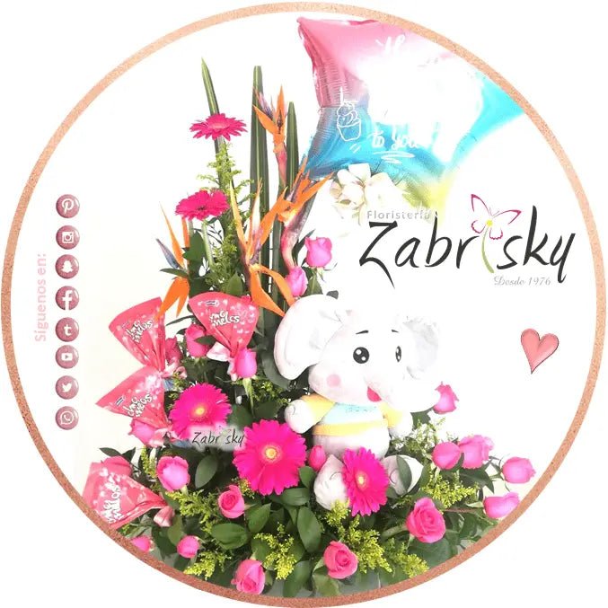 Flores Nacimiento Bebe - Floristerías en Pereira - Floristería Zabrisky