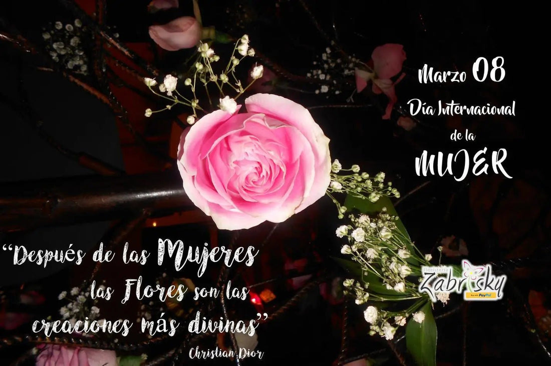 Flores y diseños para el día de La Mujer - Floristería Zabrisky