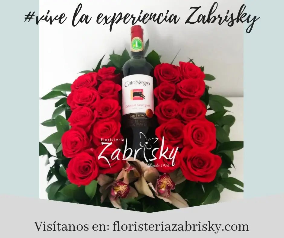 Flores y Vino - Floristería Zabrisky