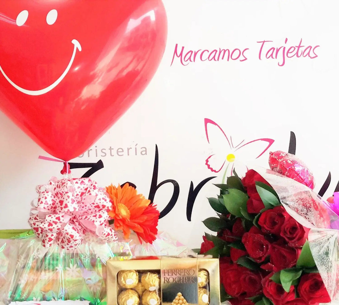 Rosas & chocolates - Floristería Zabrisky