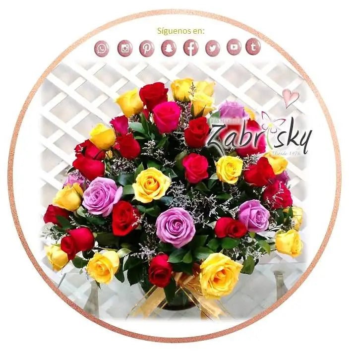 Rosas de colores para todos los amores - Floristería Zabrisky