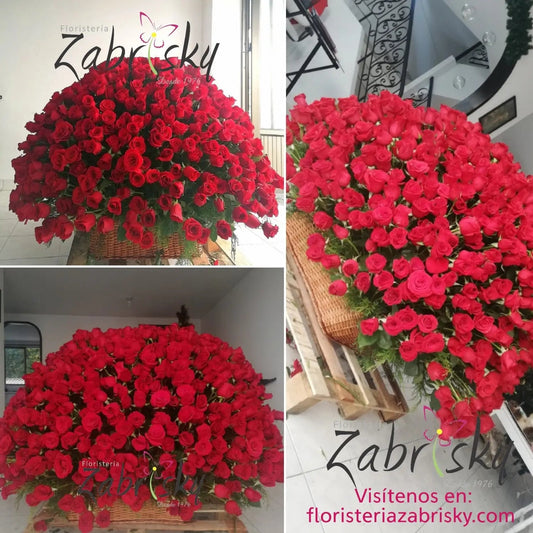 Thousand red roses - Floristería Zabrisky