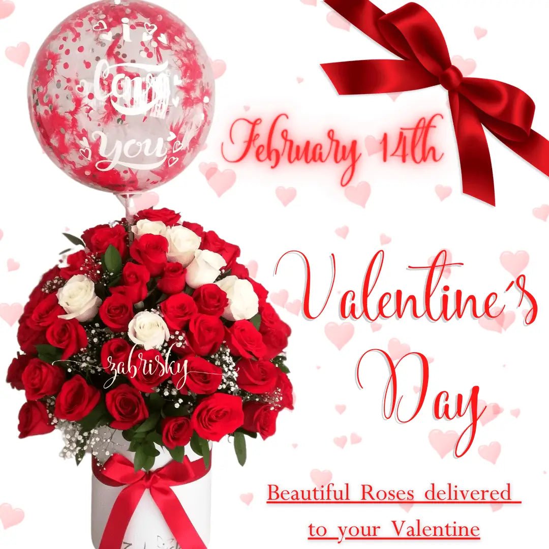 Valentine’s Day is Sunday, February 14, 2021 - Floristería Zabrisky
