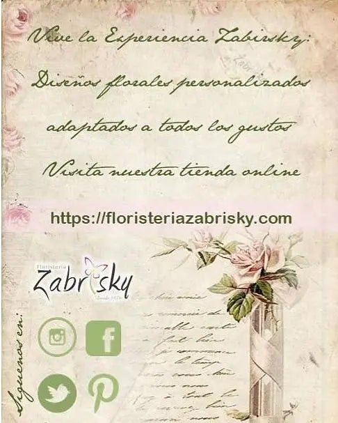 Vive La Experiencia Zabrisky - Floristería Zabrisky