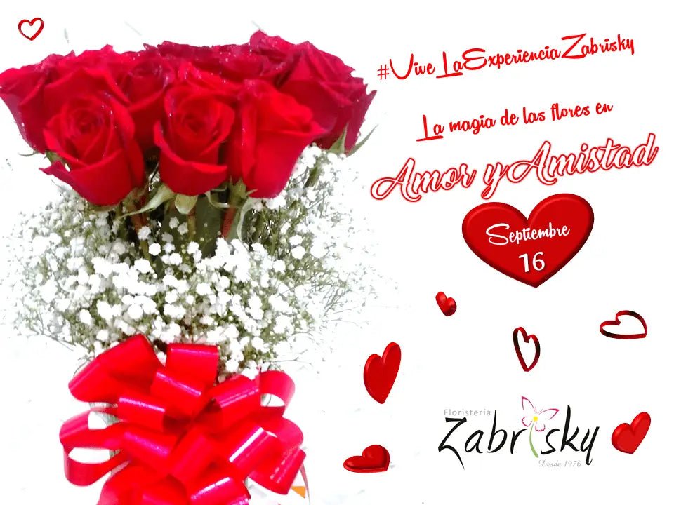Vive la magia de las rosas en Amor y Amistad ♥ - Floristería Zabrisky