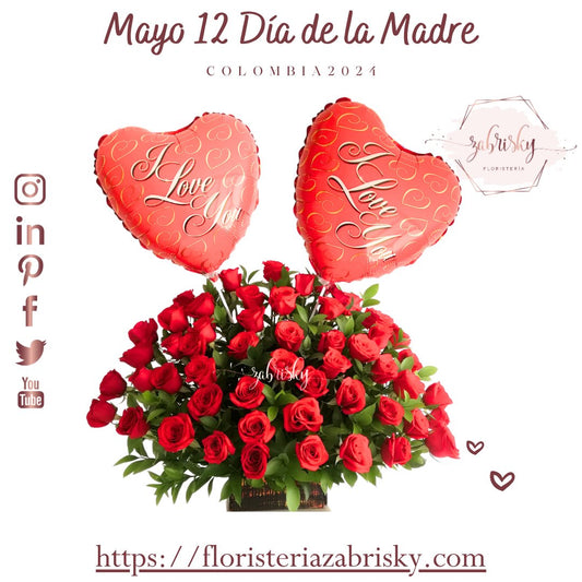 Aura - Rosas Rojas - DÍA DE LA MADRE