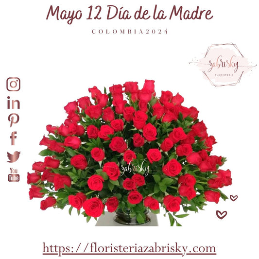Big Love - 150 Rosas Rojas - DÍA DE LA MADRE