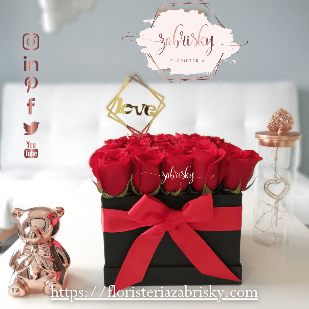 Matilde - Caja - Rosas Rojas - DÍA DE LA MADRE