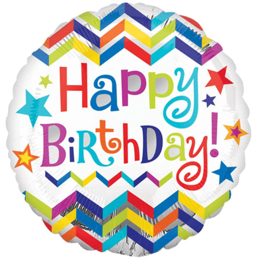 Globo Happy Birthday - Metalizados - Floristería Zabrisky